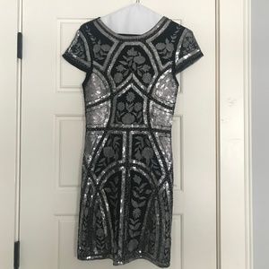 spread your shine rose gold sequin embroidered bodycon dress